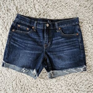 Cuffed Denim Shorts size 27.